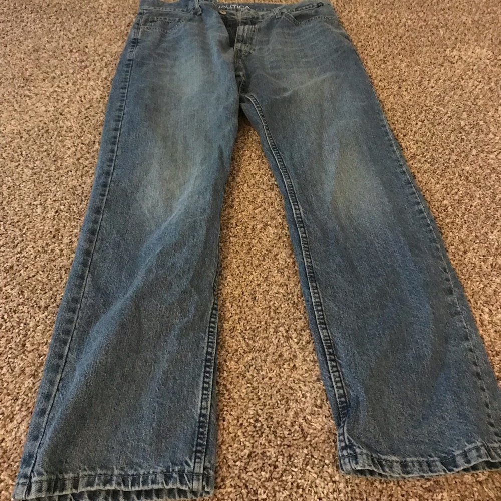 Nautical relaxed fit jeans